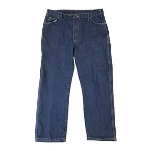 Dickies jeans Carpenter pants men's 40x33 relaxed straight blue denim pants
